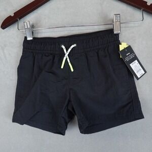 NWT Target Swim Shorts Boys Black Boardshorts Size XS 4/6 UPF 50+